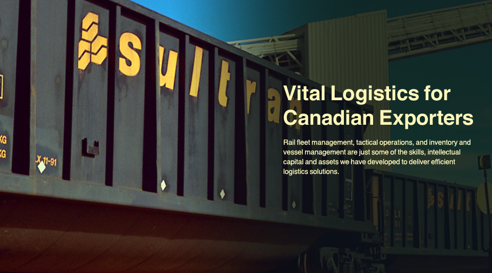 Logistics Solutions Image-Vital Logistics for Canadian Exporters-Rail fleet management, tactical operations, and inventory and vessel management are just some of the skills, intellectual capital and assets we have developed to deliver efficient logistics solutions. 